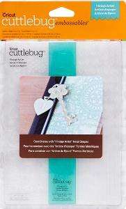 Cuttlebug A2 Embossing Folder - Vintage Artist Embossables