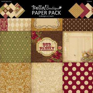 Bella! Boutique Family Paper Pack 12"X12"