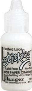 Ranger Ink Stickles Glitter Glue -  Frosted Lace