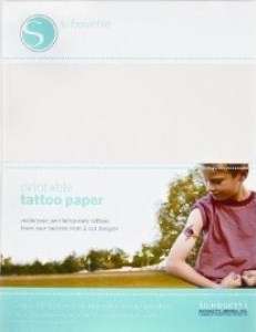Silhouette Temporary Tattoo Paper
