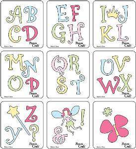 Provo Craft Cuttlekids Fairy Alphabet