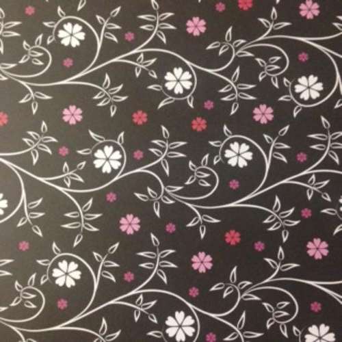 Pink Floral paper 12x12