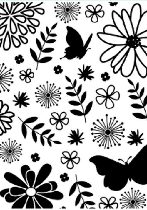 Darice Embossing Folder -  Floral