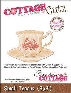 COTTAGE CUTZ: Small Teacup