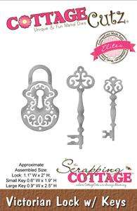 COTTAGE CUTZ:  Victorian Lock/Keys