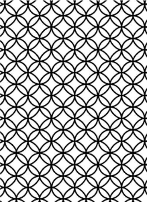 Darice Embossing Folder -  Circle Interlock