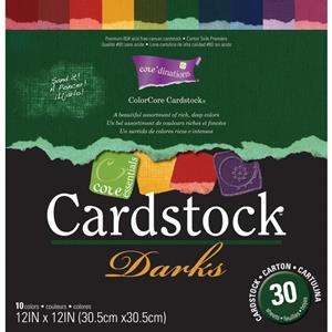 Core Essentials Cardstock - Darks