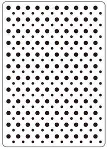 Darice embossing folder -  Dots