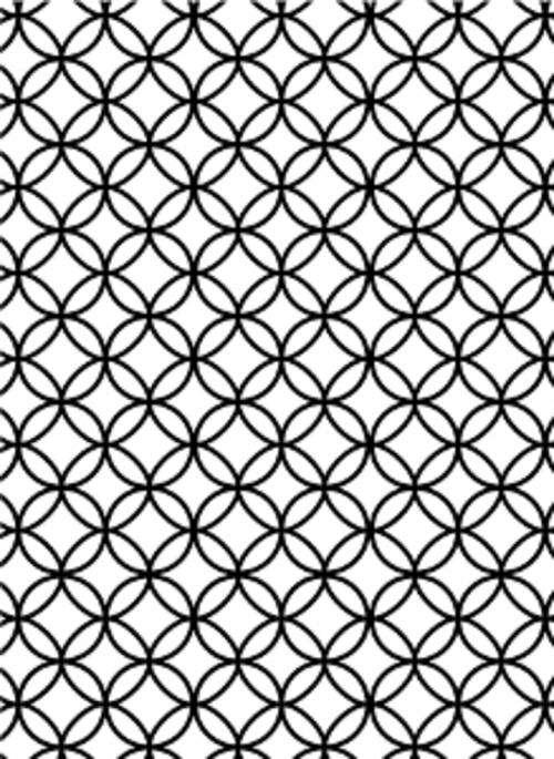 Darice Embossing Folder -  Circle Interlock