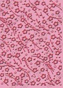 Cuttlebug A2 Embossing Folder - Plum Blossom