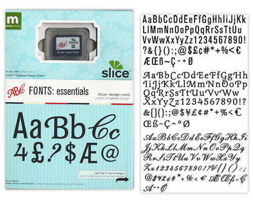 Slice Elite Design Cards - ABC Fonts:  Essentials