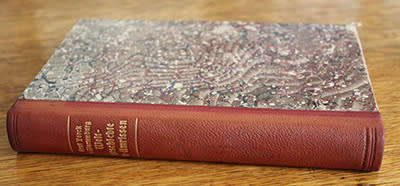 German Leatherbound Book