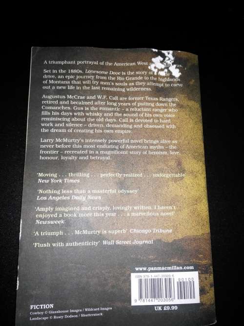 Lonesome Dove, Larry Mcmurty