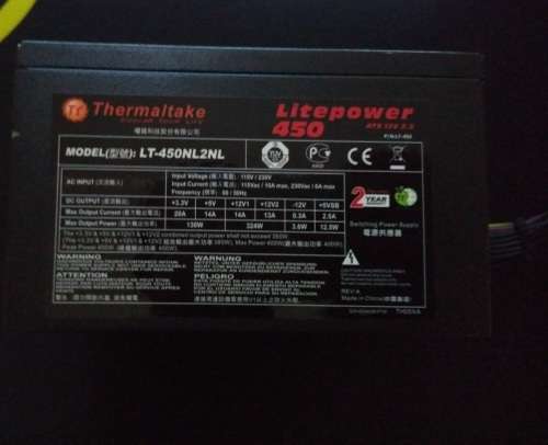 Thermaltake Litepower 450W Power Supply