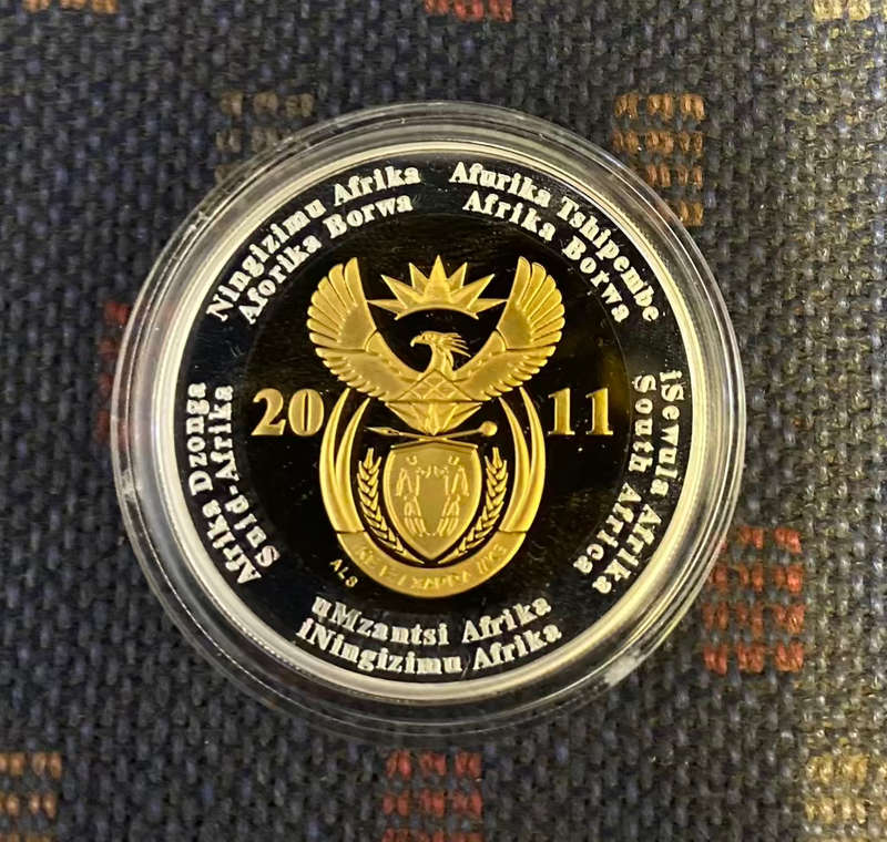 2011 SILVER PROOF R5 CROWN - SARB 90th ANNIVERSARY