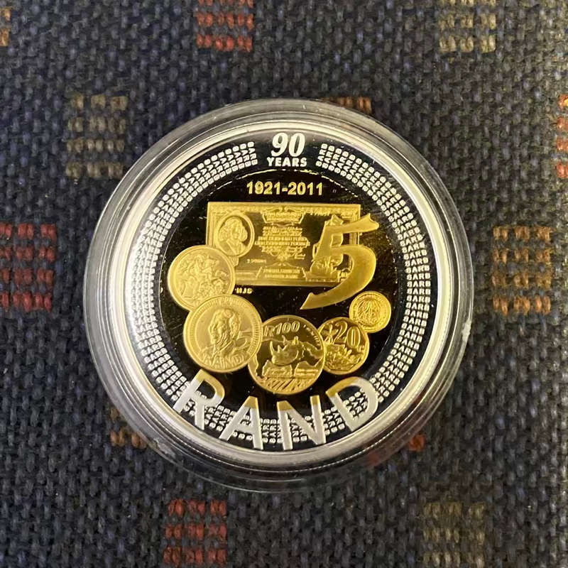 2011 SILVER PROOF R5 CROWN - SARB 90th ANNIVERSARY