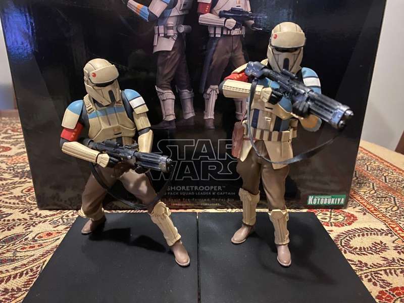 STAR WARS ROGUE ONE SHORETROOPER SQUAD LEADER & CAPT KOTOBUKIYA 1:10 ARTFX STATUE- MAKE ME AN OFFER