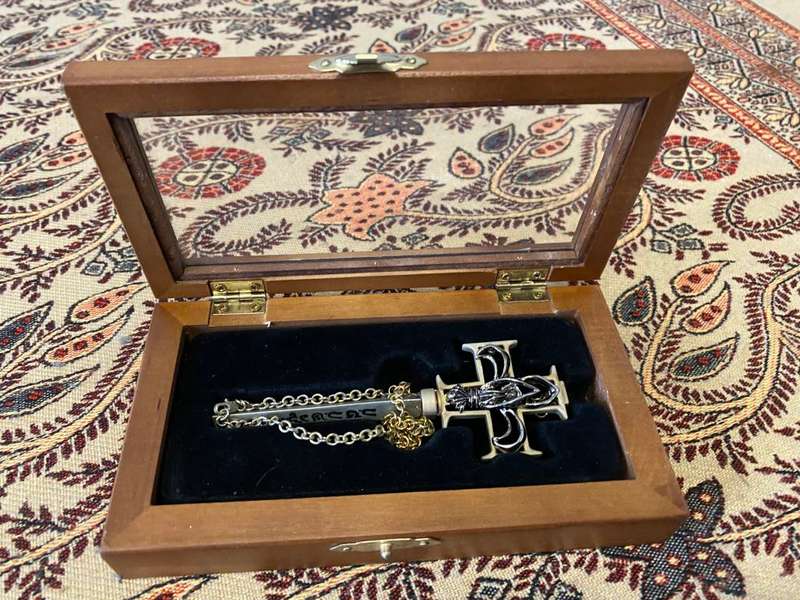 Movie prop replica - Bank Vault Key The Da Vinci Code Noble Collection Fleur-de-Lis