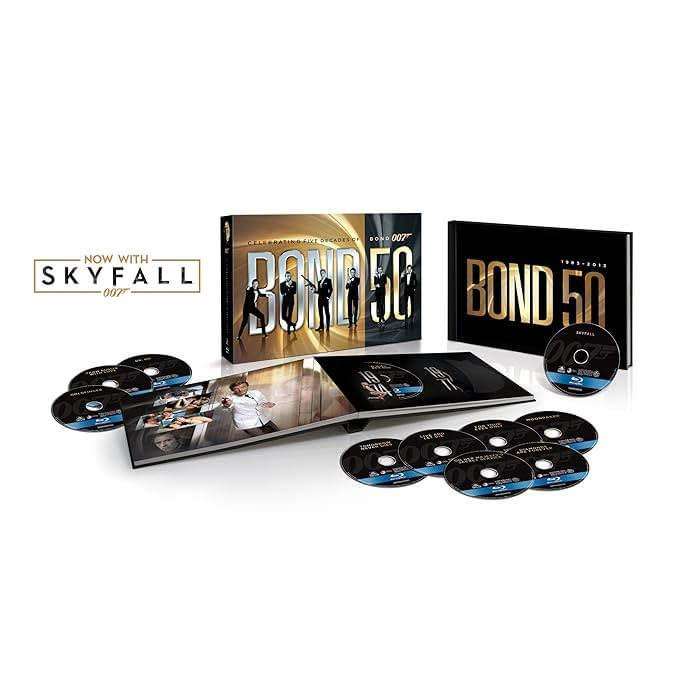 Bond 50: The Complete 23 Film Collection with Skyfall [Blu-ray]