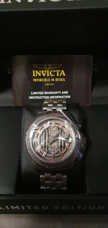 STAR WARS !!!! INVICTA LTD EDITION R 20 000-00 COLLECTOR ITEM VERY RARE