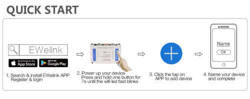 Sonoff 4 Channel PROR2 RF433\WIFI Smart Controller