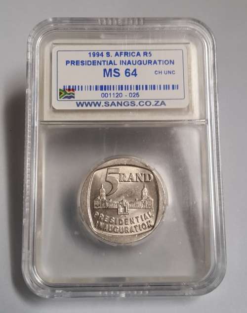1994 Inauguration R5  MS64   Starting @ R1