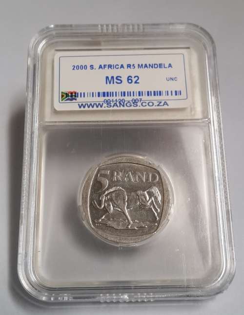 2000 S.Africa R5 Mandela  MS62   """ WOW""" Starting @ R1