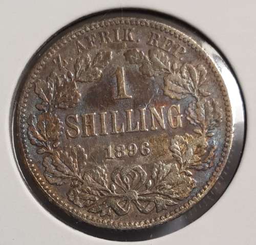1896 ZAR One Shilling  ""WOW"" Starting @ R1