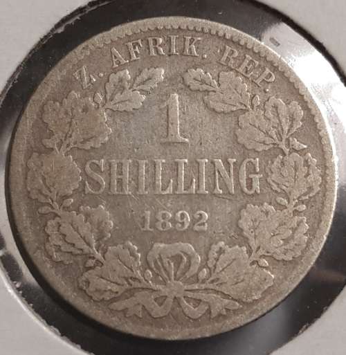 1892 ZAR 1 Shilling    ""WOW"" Starting @ R1