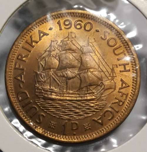 1960 Union Penny UNC