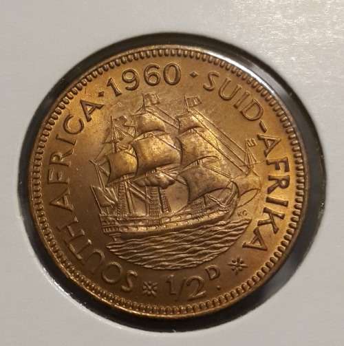 1960 Union Half Penny  UNC  Starting @ R1