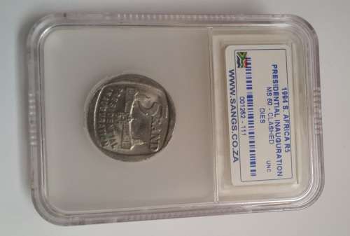 1994 Inauguration R5 MS 60 Clashed Dies