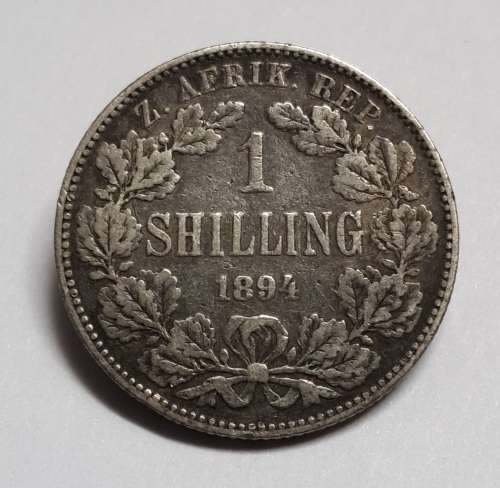 1894 ZAR One Shilling   Well Toned     Starting @ R1        H1