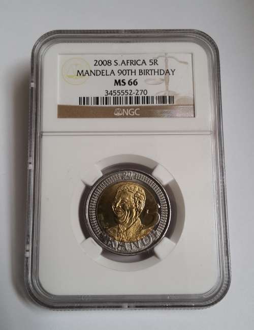 2008 S.Africa Mandela 90th Birthday  MS66