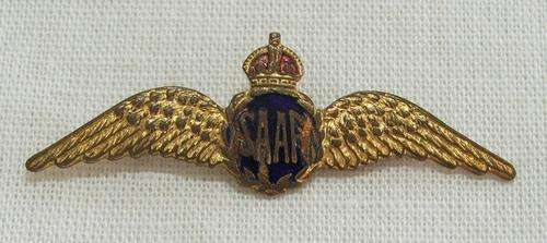 WW2 SAAF Pilot's Wing Sweetheart Brooch