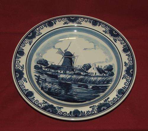 Delft / Blauw Delfts Plate Size: 24cm Mint Condition