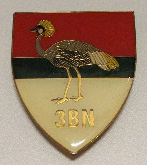 ZAMBIA 3RD. BATTALION SHOULDER FLASH  3 PINS