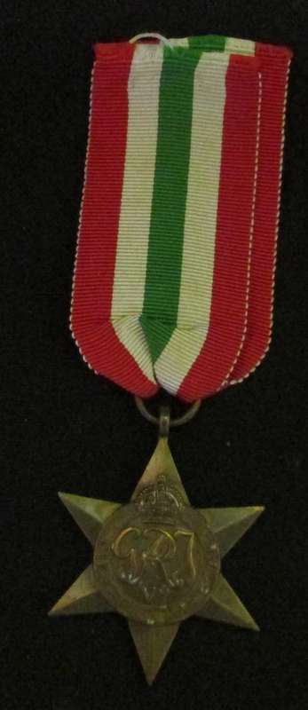The Italy Star Full Size  No Name