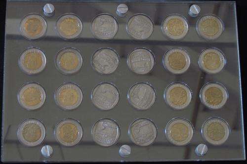 24 Mix 1994, 2008, 2011 SARB  UNC    Coins in Perspex Display Holder  Starting @ R1