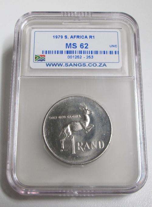 1979 S. Africa R1  MS62  ( Nickel )  Starting @ R1