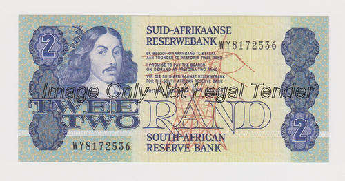 Twee/Two Rand GPC de Kock   WY 8172536  UNC  Replacement Note