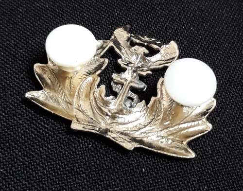 SA Navy Officers Side Cap Badge
