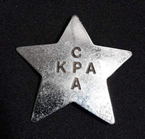 Vintage C.P.A. / K.P.A.  Cape Provincial Traffic Control Badge   Size:  62mm   A93