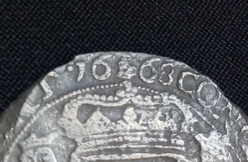 Dutch Silver Rider Coin From 1668 *** Retrieved from Shipwreck Meerensteijn        Y1