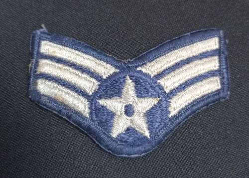 USAF. Senior Airman Rank   ( Note Condition )              C4