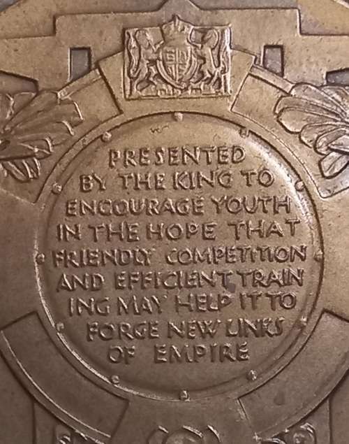 N.R.A. Kings Trophy Competition Medallion For Special Distinction     AA11