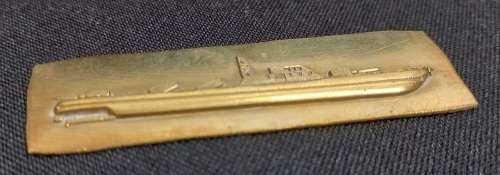 South African Navy STRIKE PLATE       Size: 69 x 21mm         SS15