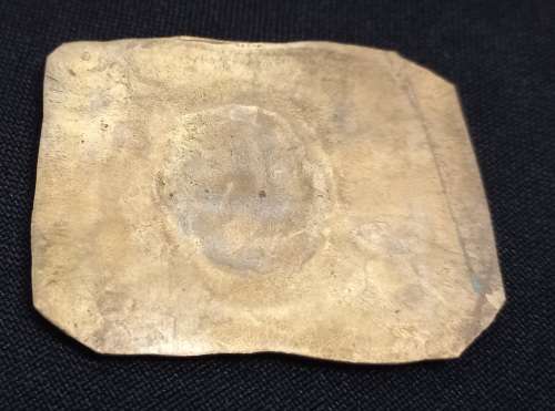 South African Navy Mine Counter Measures Flotilla STRIKE PLATE  `` RARE ``   Size: 51 x 41mm  SS16