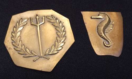 SA. Navy Independent Ship and Air Sea Rescue Flotilla Two - Piece STRIKE PLATE ` RARE`      SS18