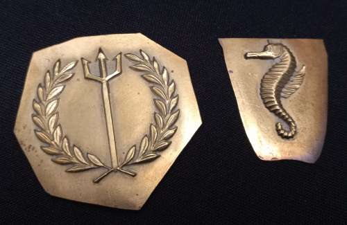 SA. Navy Independent Ship and Air Sea Rescue Flotilla Two - Piece STRIKE PLATE ` RARE`      SS18